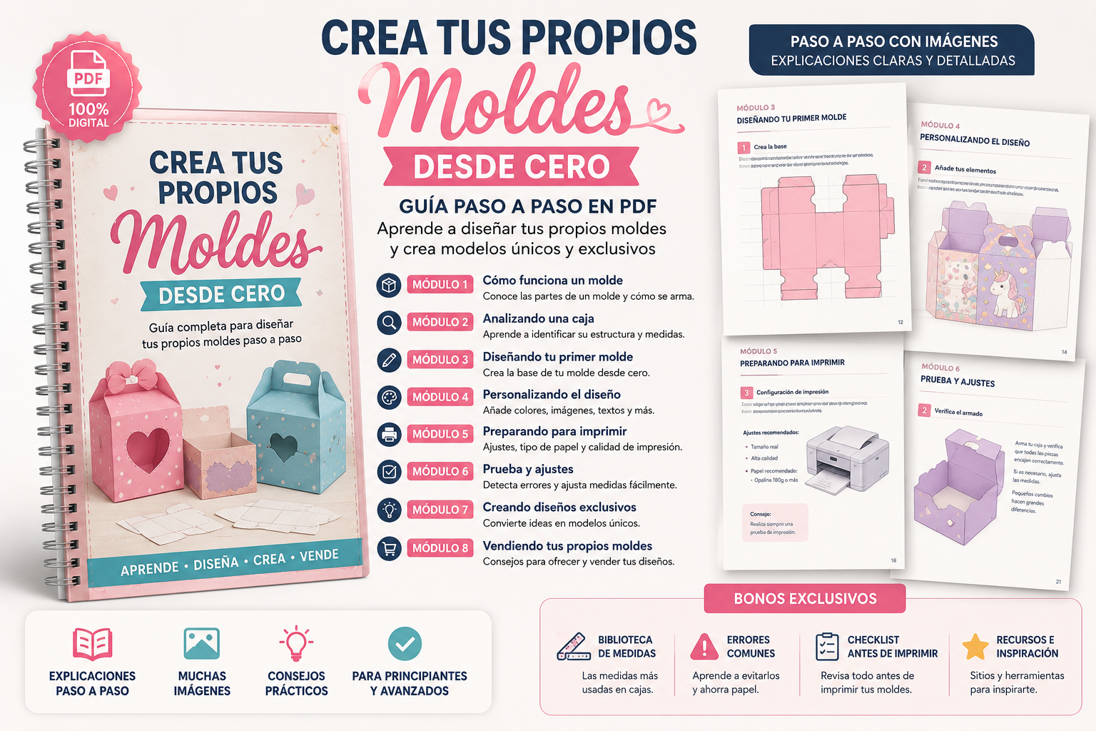 Crea tus propios moldes desde cero